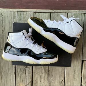 Nike Air Jordan Retro 11 Taxi Tuxedo Mens NBA Basketball Shoes